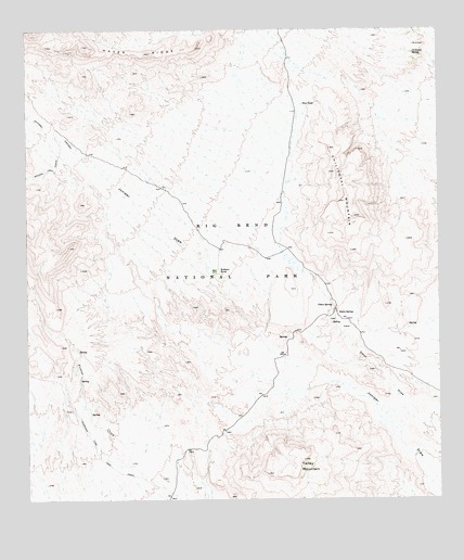 Glenn Spring, TX USGS Topographic Map