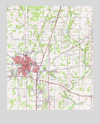 Athens, AL USGS Topographic Map