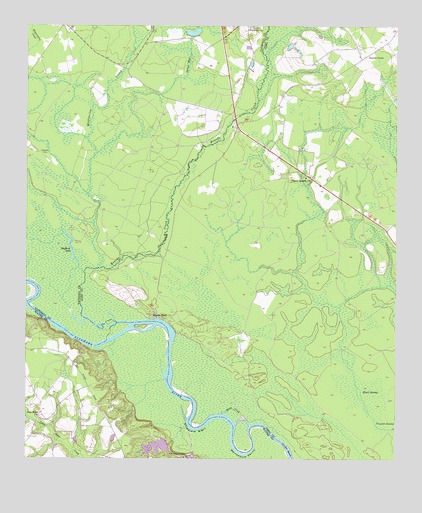 Glennville SW, GA USGS Topographic Map