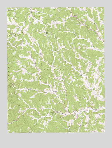 Glover Gap, WV USGS Topographic Map