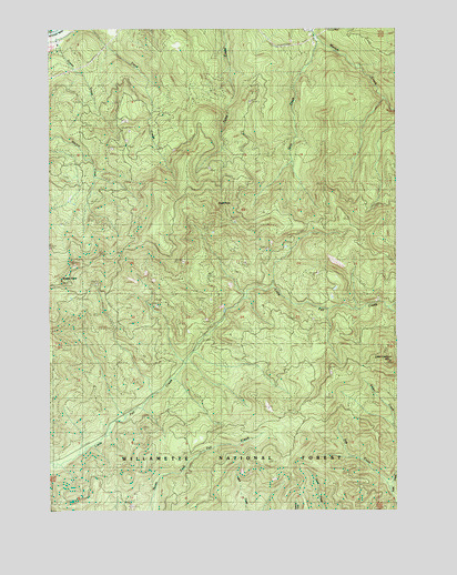 Goat Point, OR USGS Topographic Map