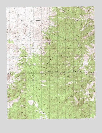 Goat Ranch Springs, NV USGS Topographic Map