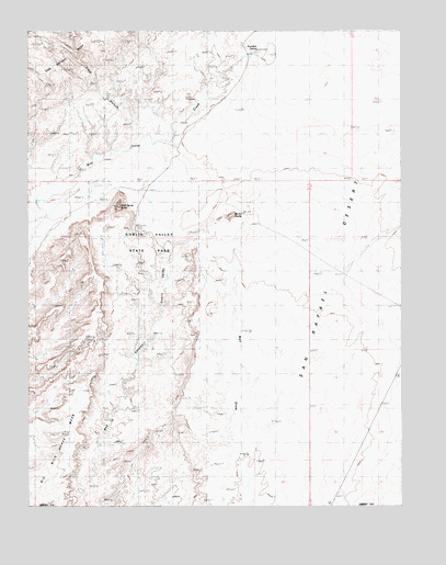 Goblin Valley, UT USGS Topographic Map