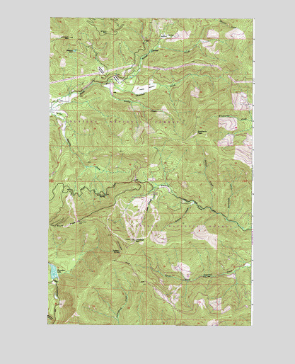 Goddards Peak, WA USGS Topographic Map