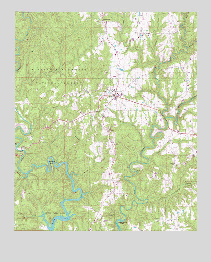 Addison, AL USGS Topographic Map