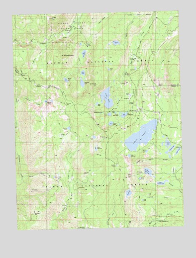 Gold Lake, CA USGS Topographic Map
