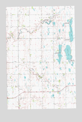 Golden Lake, ND USGS Topographic Map