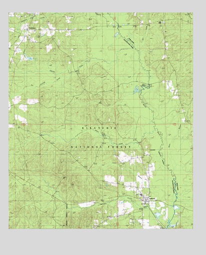 Goldonna, LA USGS Topographic Map
