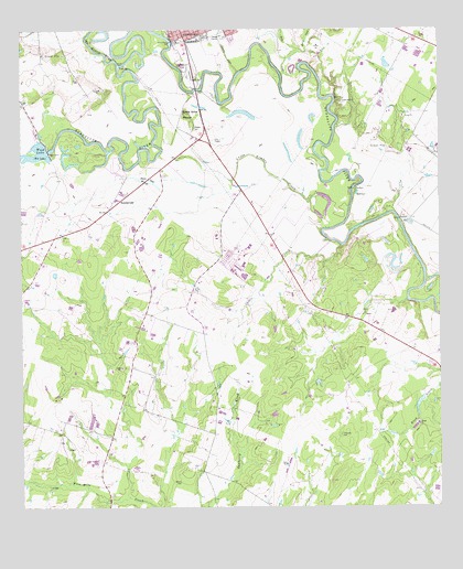 Gonzales South, TX USGS Topographic Map