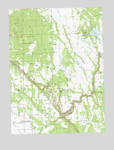Goodlow Mountain, OR USGS Topographic Map