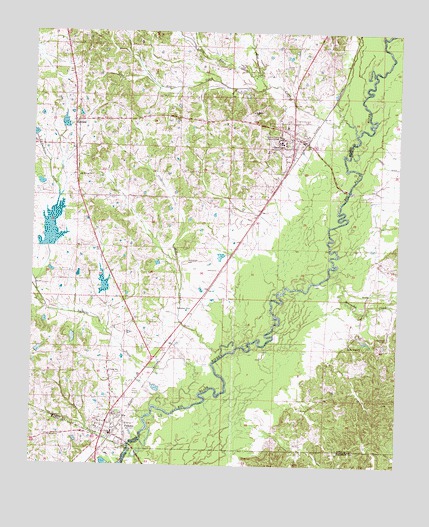 Goodman, MS USGS Topographic Map