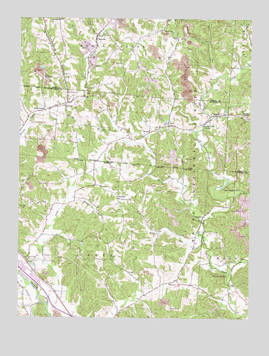 Gore, OH USGS Topographic Map
