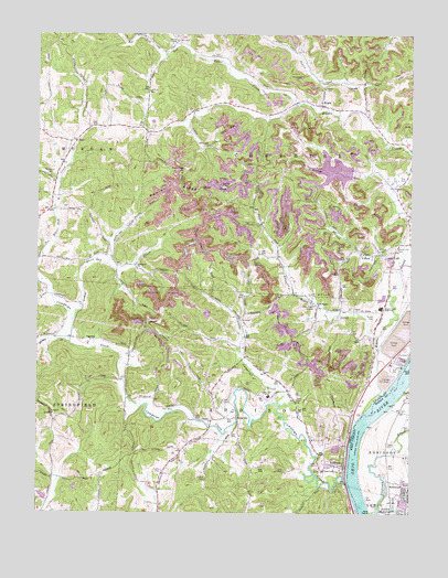 Addison, OH USGS Topographic Map