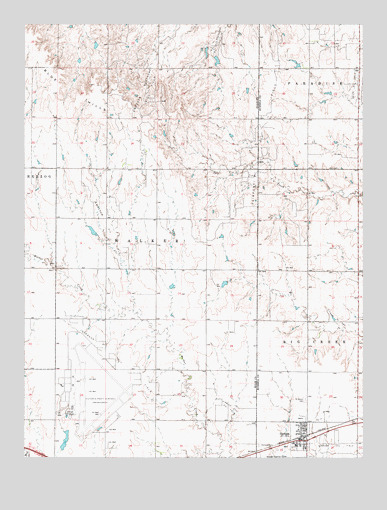 Gorham, KS USGS Topographic Map