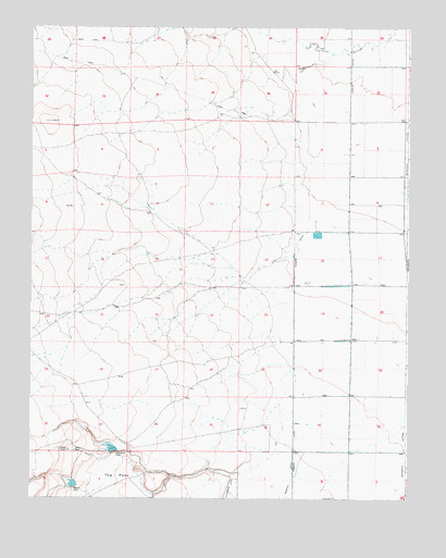 Goshawk Dam, CO USGS Topographic Map