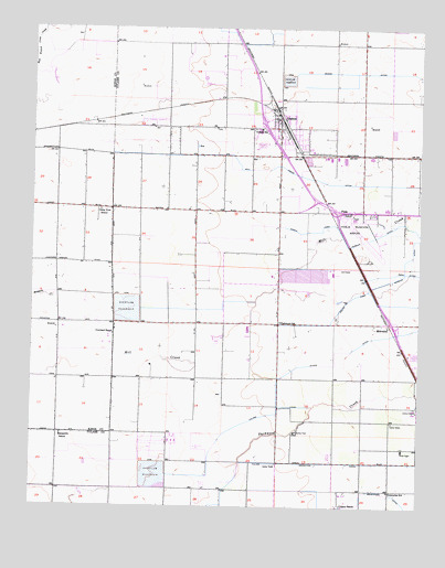 Goshen, CA USGS Topographic Map