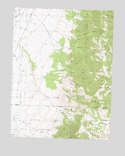 Goshute, UT USGS Topographic Map
