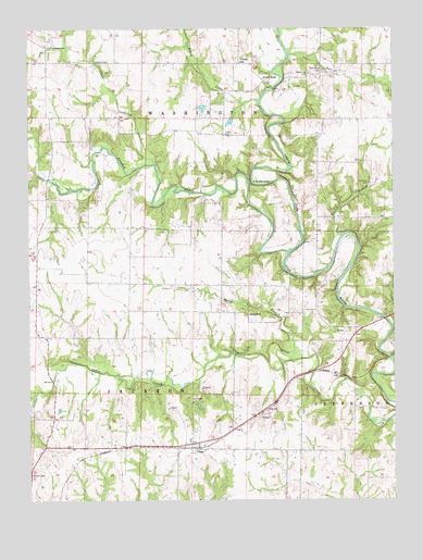Goss, MO USGS Topographic Map