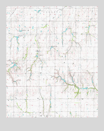 Gotebo NW, OK USGS Topographic Map
