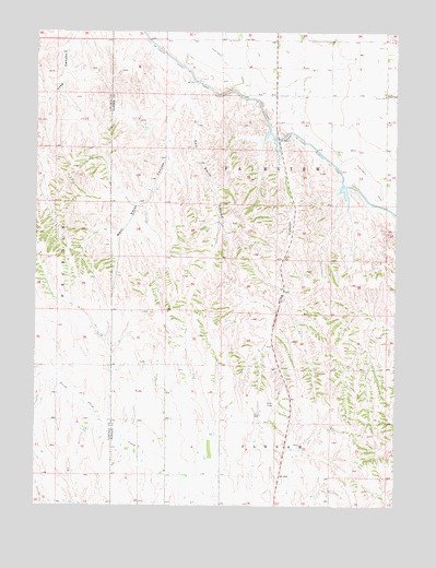 Gothenburg SW, NE USGS Topographic Map