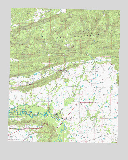 Gowen, OK USGS Topographic Map