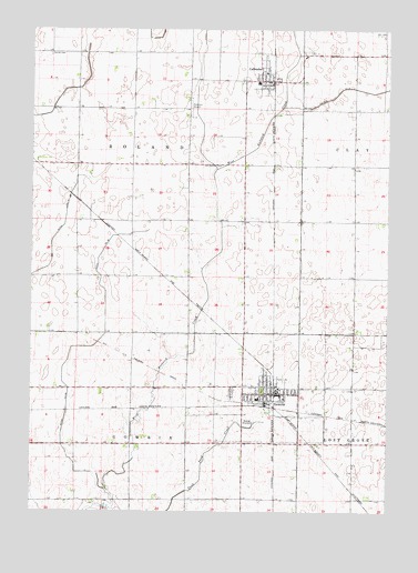 Gowrie, IA USGS Topographic Map