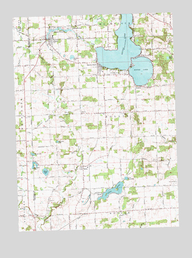 Addison, MI USGS Topographic Map