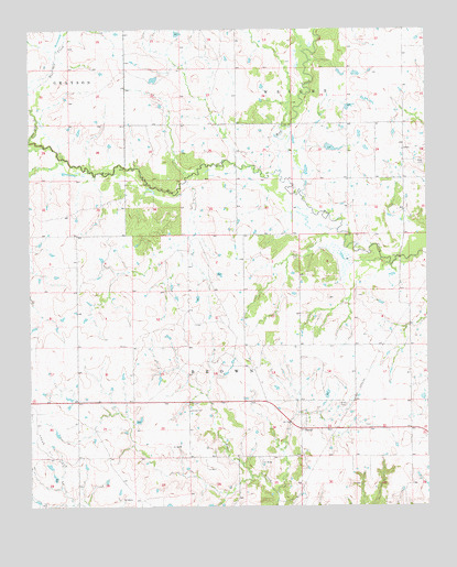 Grady, OK USGS Topographic Map