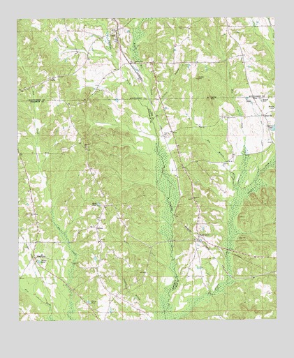 Grady, AL USGS Topographic Map