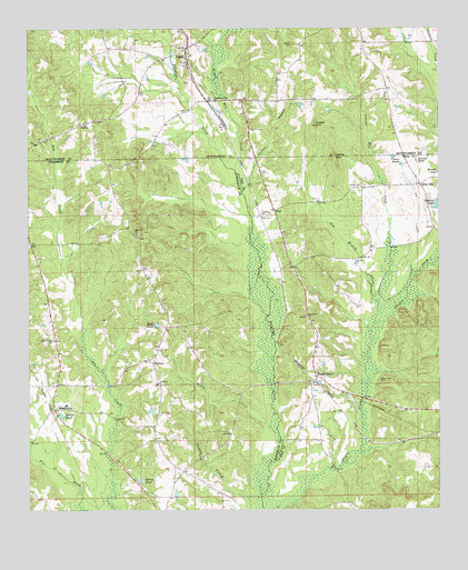 Grady, AL USGS Topographic Map