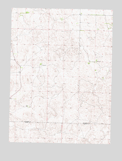 Gragg Ranch, NE USGS Topographic Map