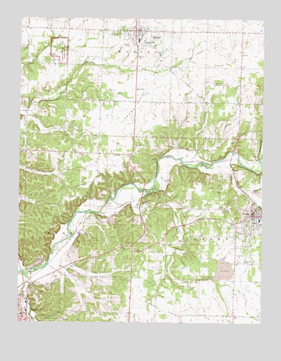 Granby, MO USGS Topographic Map