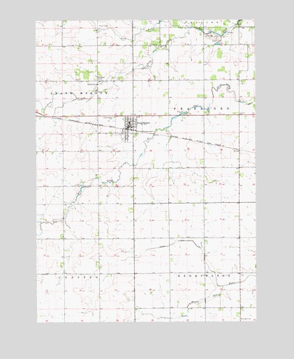 Grand Meadow, MN USGS Topographic Map