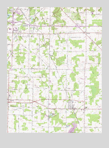 Atwater, OH USGS Topographic Map