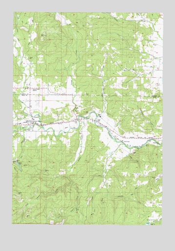 Grand Ronde, OR USGS Topographic Map