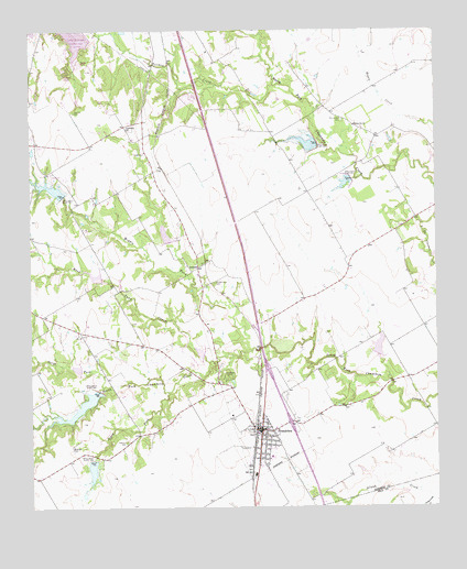 Grandview, TX USGS Topographic Map