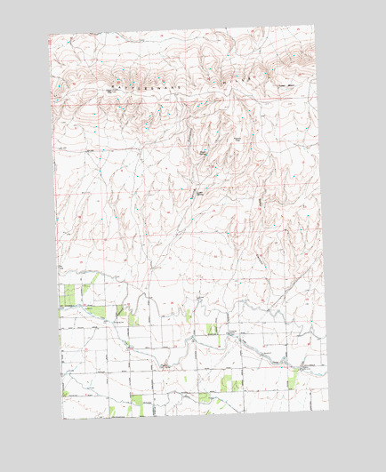 Granger NE, WA USGS Topographic Map