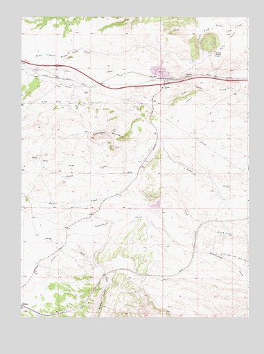Granite, WY USGS Topographic Map
