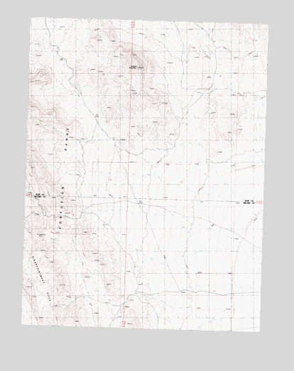 Granite Mountain, UT USGS Topographic Map