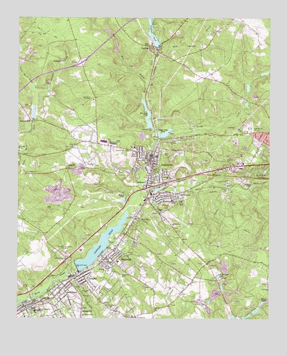 Graniteville, SC USGS Topographic Map