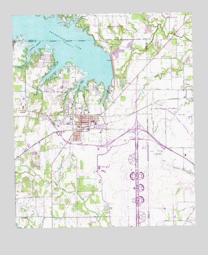 Grapevine, TX USGS Topographic Map