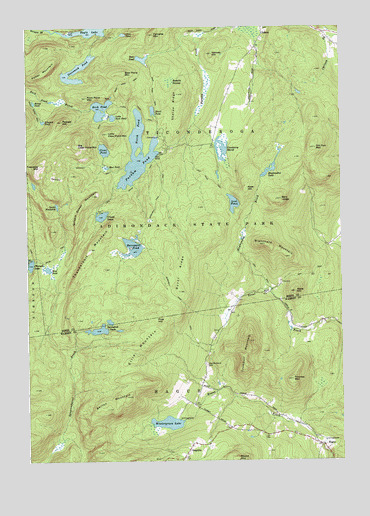 Graphite, NY USGS Topographic Map