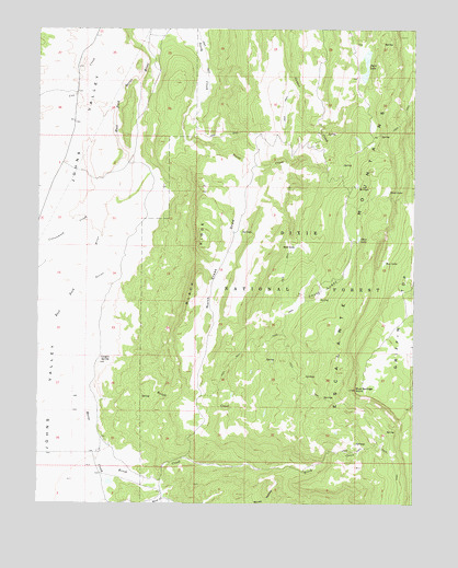 Grass Lakes, UT USGS Topographic Map