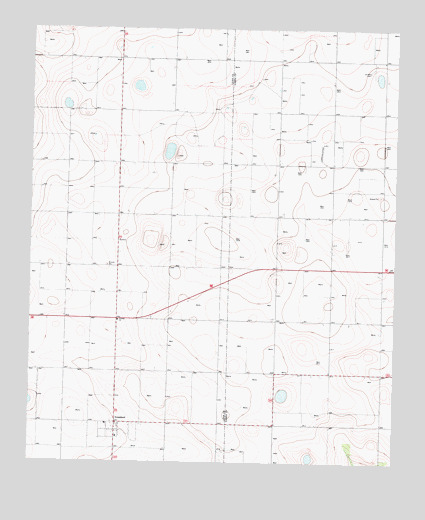 Grassland, TX USGS Topographic Map
