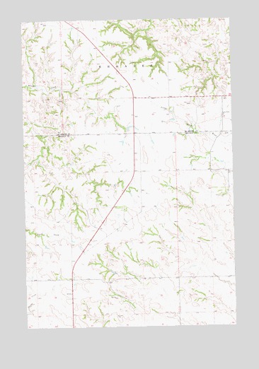 Grassy Butte SW, ND USGS Topographic Map