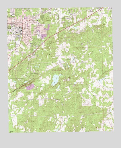 Auburn, AL USGS Topographic Map