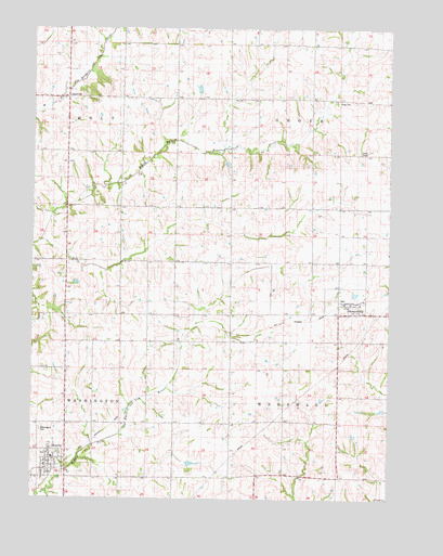 Gravity, IA USGS Topographic Map
