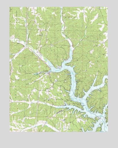 Gravois Arm Lake Of The Ozarks Map Gravois Mills, Mo Topographic Map - Topoquest