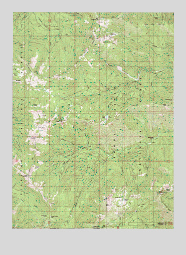Grayback Mountain, OR USGS Topographic Map