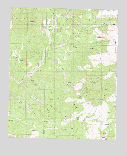 Grayback Mountains, AZ USGS Topographic Map